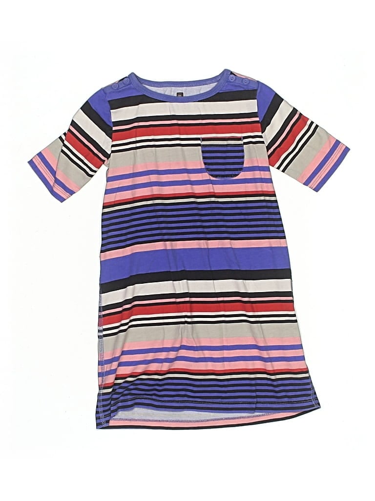 Pre-owned Tea Kids' Dress In Purple