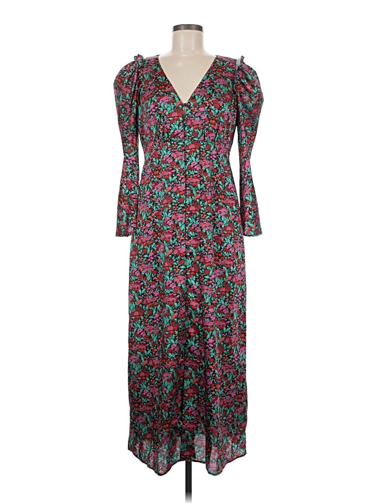 Pre-owned J.crew Collection Casual Dress In Green