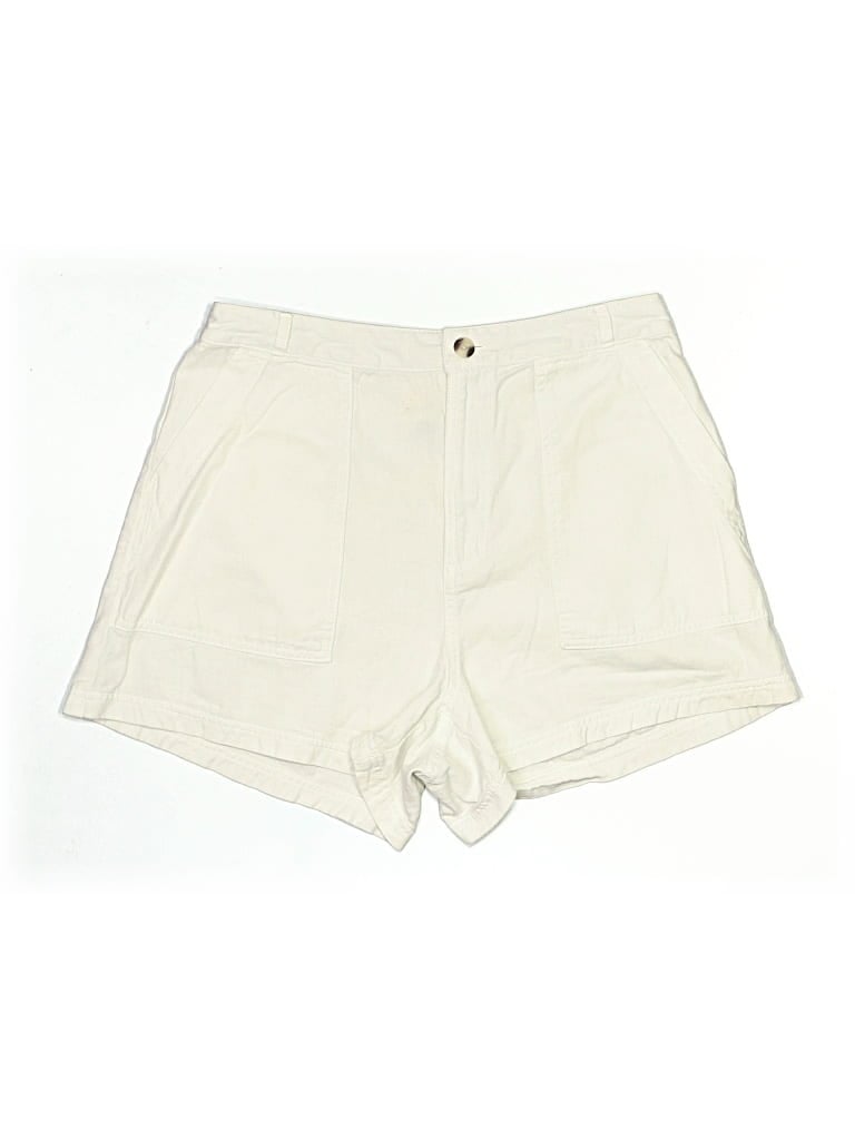 Pre-owned Universal Thread Khaki Shorts In Ivory