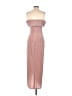 BHLDN Pink Tan Cocktail Dress Size 4 - photo 2