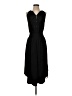 Unbranded 100% Polyester Solid Black Casual Dress Size XS - photo 1
