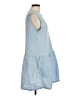 Universal Thread 100% Cotton Blue Casual Dress Size M - photo 4