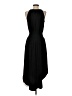 Unbranded 100% Polyester Solid Black Casual Dress Size XS - photo 2