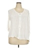 NSR 100% Rayon Ivory 3/4 Sleeve Blouse Size 2X - photo 1