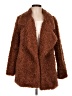 Audrey 3+1 100% Polyester Brown Faux Fur Jacket Size L - photo 1