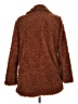 Audrey 3+1 100% Polyester Brown Faux Fur Jacket Size L - photo 2