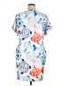 Grecerelle Graphic Blue Casual Dress Size XL - photo 2