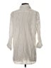 Babaton Stripes Ivory 3/4 Sleeve Button-Down Shirt Size S - photo 2