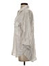 Babaton Stripes Ivory 3/4 Sleeve Button-Down Shirt Size S - photo 5