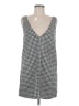 Shein 100% Polyester Houndstooth Gray Casual Dress Size 4 - photo 1