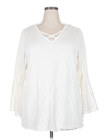 Catherines 3/4 Sleeve Blouse (view 1)