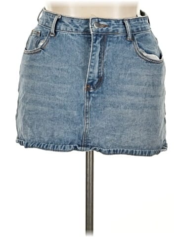 Unbranded Denim Skirt (view 1)