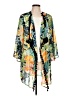 Melissa Paige 100% Polyester Green Kimono Size L - photo 1
