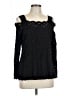 Chico's Black Long Sleeve Blouse Size Lg (2) - photo 1
