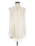 Robert Rodriguez 100% Silk Ivory Sleeveless Silk Top Size 8 - photo 1