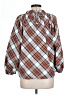 J.Crew 100% Cotton Argyle Red 3/4 Sleeve Blouse Size L - photo 2