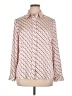 The Limited 100% Polyester Print Pink Long Sleeve Blouse Size XL - photo 1