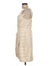 Andree by UNIT Stripes Tan Cocktail Dress Size L - photo 5