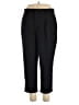 Halara 100% Polyester Solid Black Casual Pants Size XL Petite - photo 1