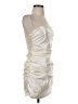 Superdown Metallic Silver Cocktail Dress Size S - photo 4