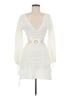 Devon Windsor Ivory Cocktail Dress Size M - photo 1