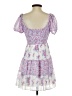 B. Smart 100% Polyester Floral Purple Pink Casual Dress Size 1 - photo 2