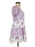 B. Smart 100% Polyester Floral Purple Pink Casual Dress Size 1 - photo 4