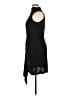 Aqua 100% Polyester Black Cocktail Dress Size XL - photo 5