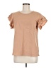 Unbranded Tan Short Sleeve Top Size M - photo 1