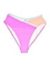 Popvil Color Block Pink Swimsuit Bottoms Size S - photo 1