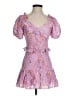 LoveShackFancy 100% Cotton Pink Cocktail Dress Size S - photo 1