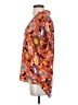 CAbi 100% Polyester Orange Short Sleeve Blouse Size S - photo 5