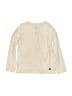 Tea 100% Cotton Hearts Ivory Long Sleeve Top Size 6 - photo 2