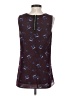 CAbi 100% Polyester Brown Sleeveless Blouse Size S - photo 2