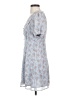 Lush 100% Polyester Paisley Blue Casual Dress Size S - photo 5
