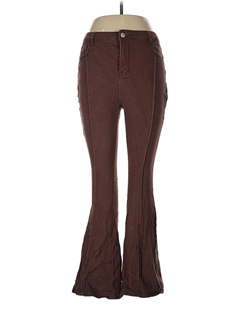 Pre-owned Shein Jeans In Brown