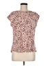Elle Pink Short Sleeve Top Size M - photo 1