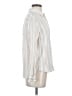 Rails Stripes Ivory Long Sleeve Button-Down Shirt Size S - photo 4