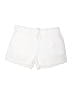 Krisa 100% Linen Solid White Shorts Size L - photo 1