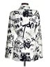 OVI 100% Polyester Print White Blazer Size M - photo 2