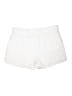 Krisa 100% Linen Solid White Shorts Size L - photo 2