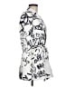 OVI 100% Polyester Print White Blazer Size M - photo 5