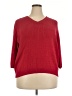 Kim Rogers 100% Cotton Red Pullover Sweater Size 2X - photo 1