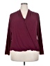 Alfani Burgundy Long Sleeve Blouse Size XXL - photo 1