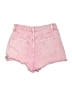 Zara Hearts Pink Denim Shorts Size 6 - photo 2