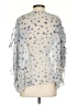 IRO 100% Viscose Blue 3/4 Sleeve Blouse Size EU (FR) 36 / US 4 - photo 2
