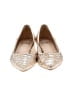 Stuart Weitzman Animal Print Gold Flats Size 8 - photo 2