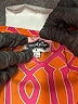 Mud Pie 100% Polyester Orange Kimono Size L - photo 7