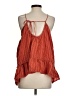 Free People Orange Sleeveless Blouse Size S - photo 2