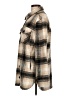 Thread & Supply 100% Polyester Plaid Tan Coat Size L - photo 5